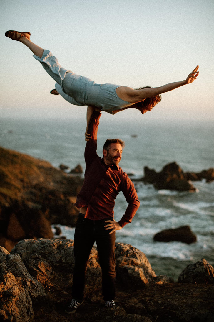 Zac and Alex acrobatics